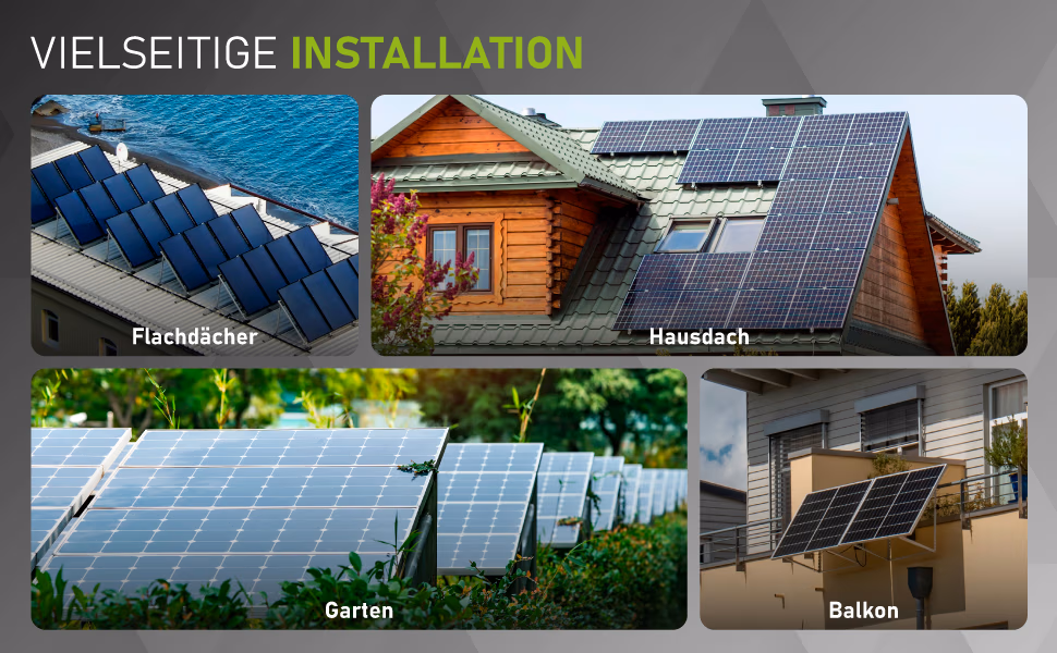 vielseitige Installation