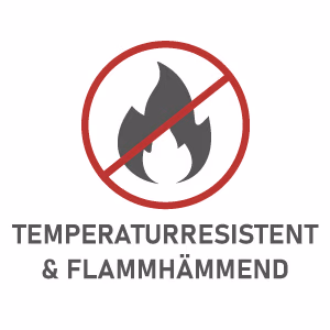 Temperaturresistent und Flammhämmend