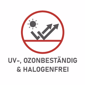 UV-, Ozonbeständig und Halogenfrei