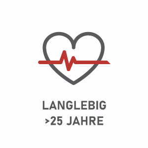 Langlebig (>25 Jahre)
