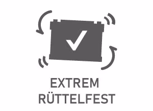 Extrem rüttelfest