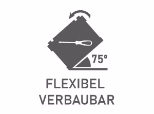 Flexibel verbaubar