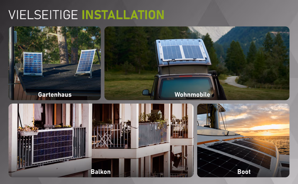 Vielseitige Installation