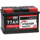 Langzeit Starter Autobatterie 77Ah 12V
