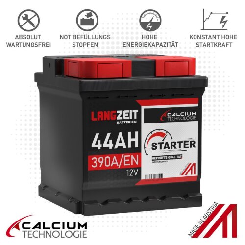 Langzeit Starter Autobatterie 44Ah 12V, 51,50 €