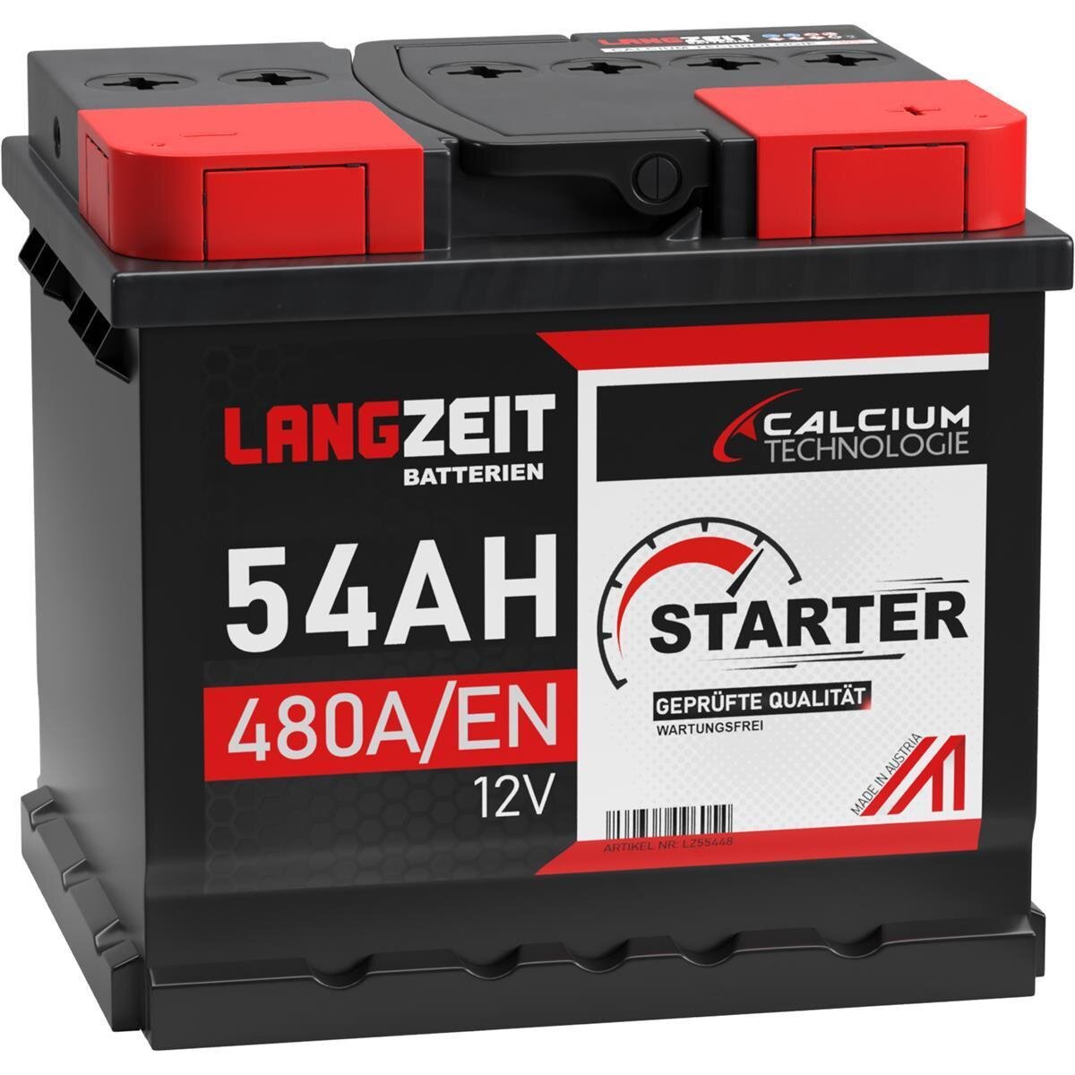 Langzeit Starter Autobatterie 54Ah 12V, 48,90 €