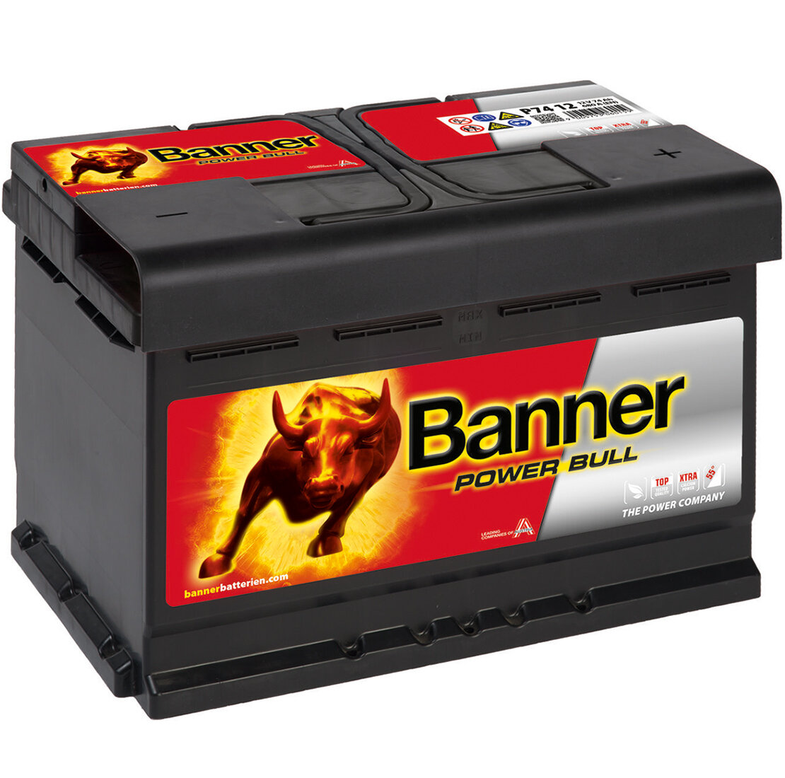 Banner Power Bull P74 12 Autobatterie 74Ah 12V, 92,90 €