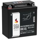 SIGA Bike Gel Motorrad Batterie YB9-B 9AH 12V