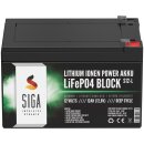 SIGA Lithium Batterie 12Ah 12V