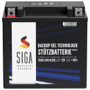 SIGA Stützbatterie 12Ah 12V Gel Batterie...