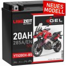Langzeit Gel Motorradbatterie YTX20CH-BS 20Ah 12V