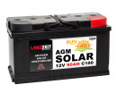 Langzeit Solarbatterie AGM 90AH 12V