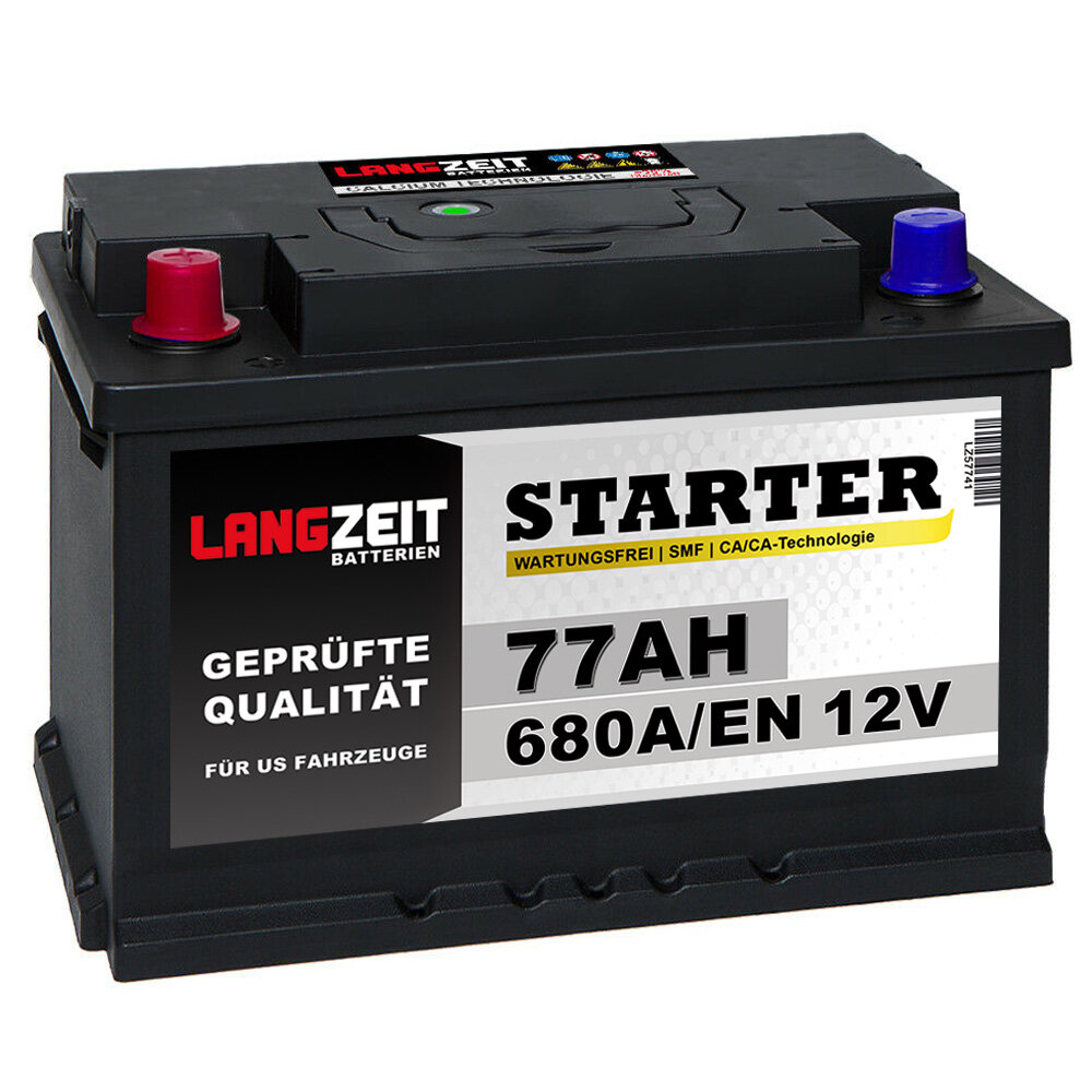 Langzeit US Starter Autobatterie PPL 77Ah 12V, 87,90 €