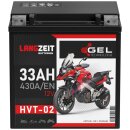 Langzeit Gel Motorradbatterie HVT-02 - 33Ah 12V