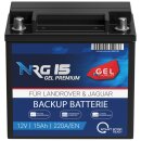 NRG Backup Batterie CX23-10C655-AC 15Ah 12V Land Rover...