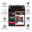 Langzeit Gel Motorrad Batterie YB12AL-A2 - 12AH 12V