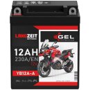 Langzeit Gel Motorradbatterie YB12A-A 12Ah 12V