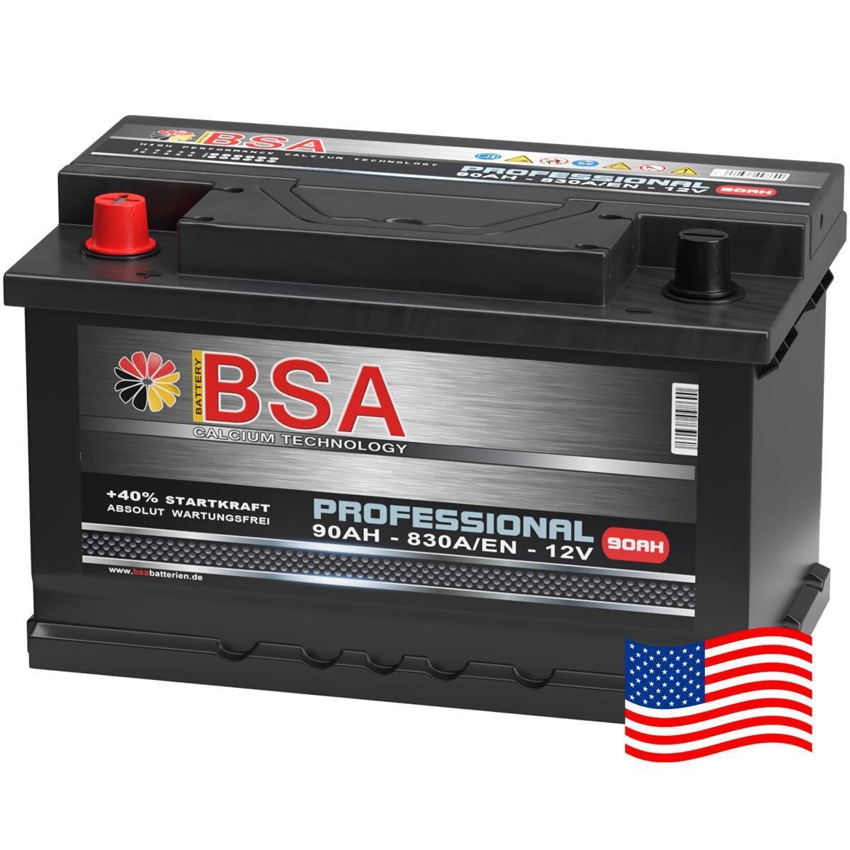 BSA US Professional Autobatterie 62Ah 12V, 73,90 €