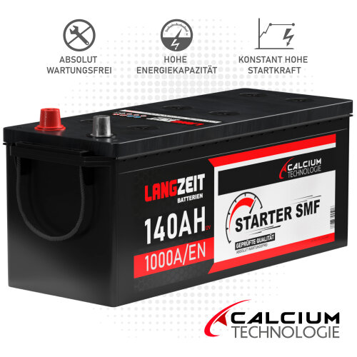 Langzeit LKW Batterie SMF 140Ah 12V, 139,90 €
