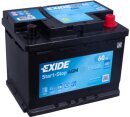 Exide Start-Stop AGM EK600 Autobatterie 60Ah 12V