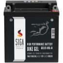 SIGA Bike Gel Motorrad Batterie 12V  5AH  110AEN