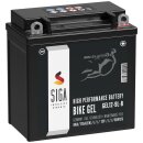 SIGA Bike GEL Motorradbatterie 9AH / 12V / 175A/EN