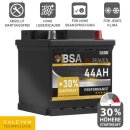 BSA Autobatterie 12V 44AH 390A