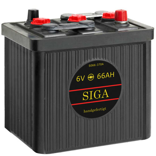 SIGA Oldtimer Starterbatterie 66Ah 6V