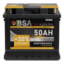 BSA Performance Autobatterie 50Ah 12V