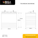 BSA Industrial Antriebsbatterie 8V 170Ah