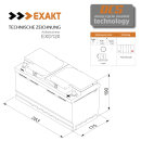 EXAKT Solar DCS Solarbatterie 120Ah 12V