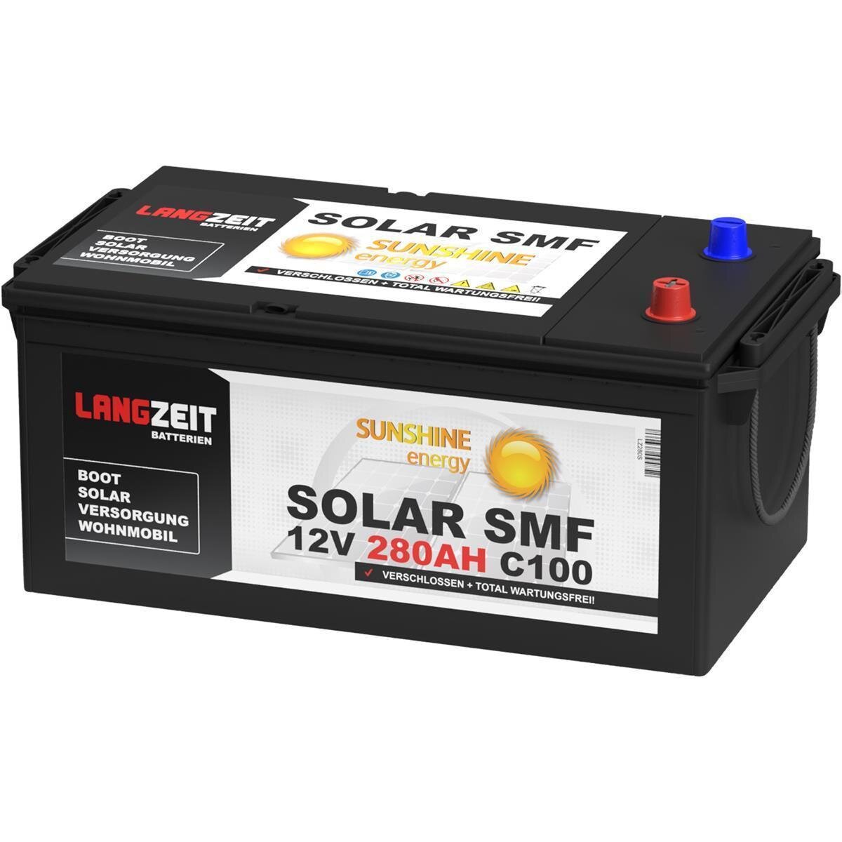 Langzeit Solarbatterie SMF 220Ah 12V, 204,96 €