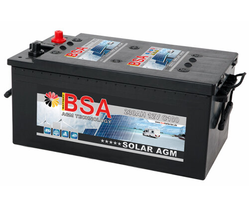 BSA Solarbatterie AGM 230Ah 12V