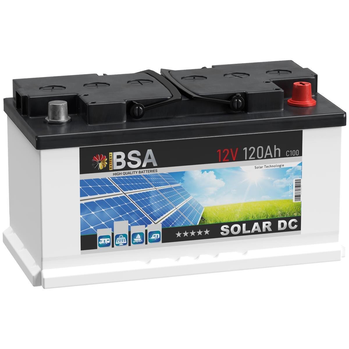 Langzeit Solarbatterie SMF 120Ah 12V, 128,49 €