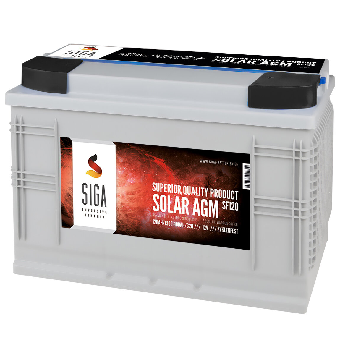 SIGA Solarbatterie AGM 120Ah 12V, 192,86 €