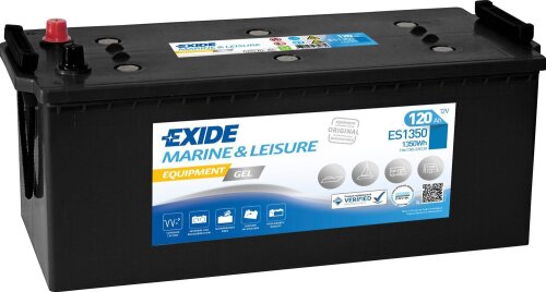 Exide Marine & Multifit Equipment Gel ES1350 Batterie 120Ah 12V