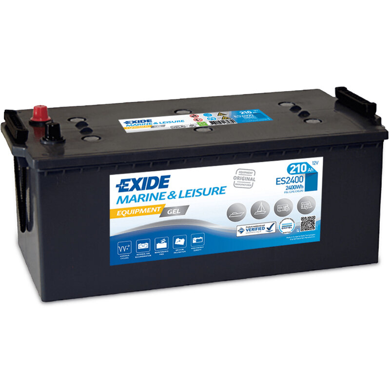 Exide Marine & Multifit Equipment Gel ES1600 Batterie 140Ah 12V