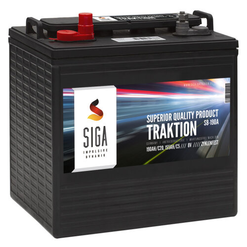 SIGA TRAKTION Antriebsbatterie 190Ah 8V