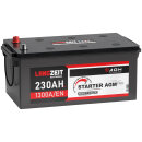 Langzeit LKW Batterie AGM 230Ah 12V