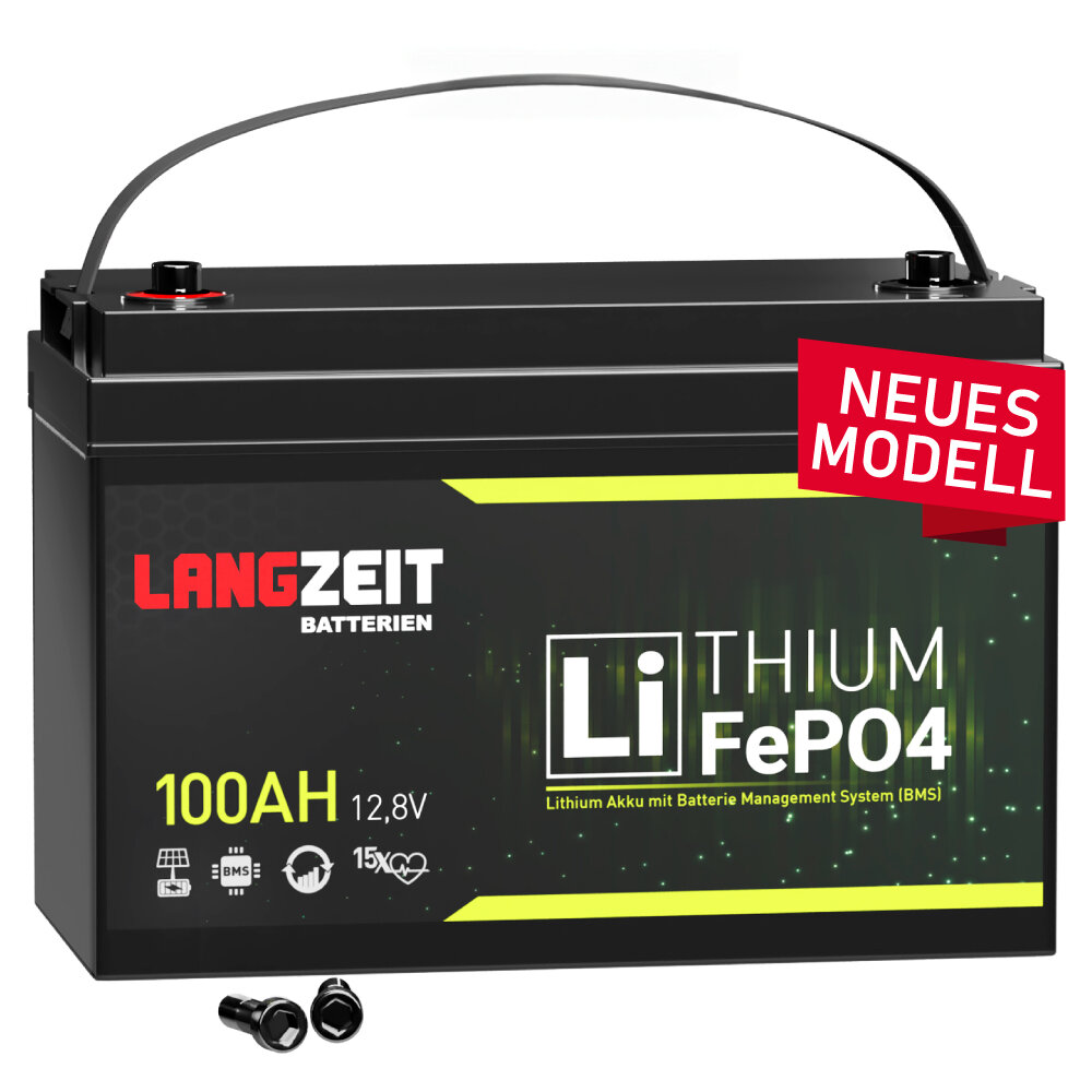 LiFePO4 Akku 12V 200Ah Lithium Batterie Solarspeicher Wohnmobil